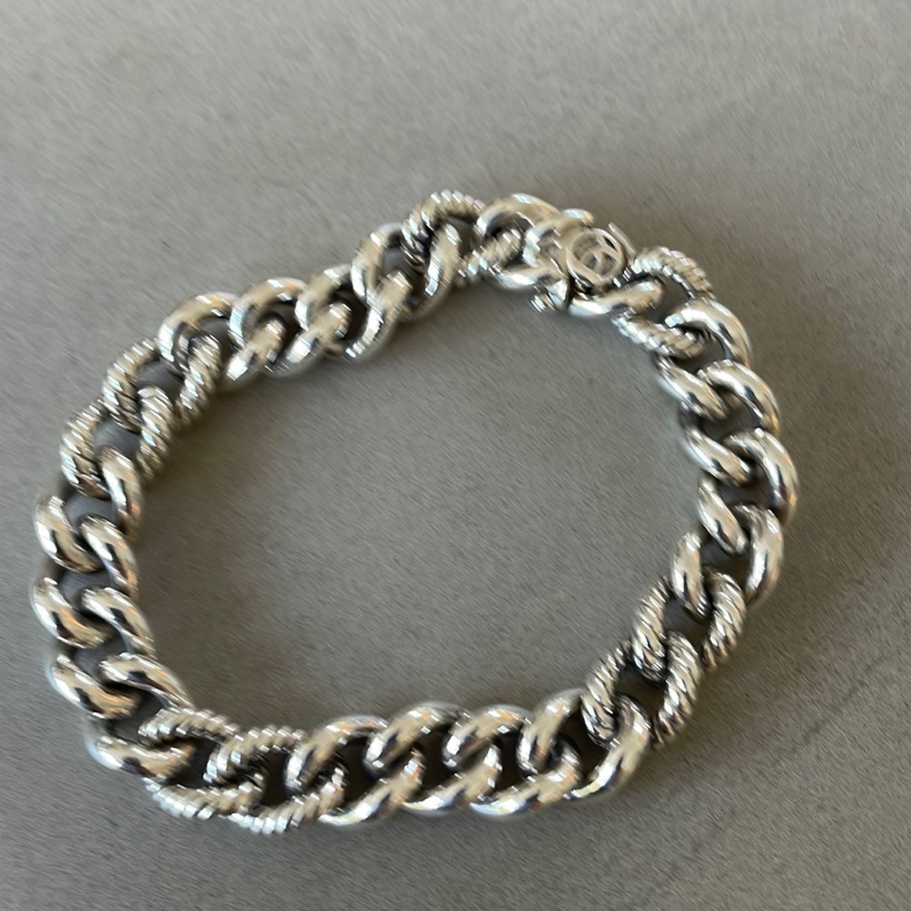 Sterling Silver twisted men’s bracelet